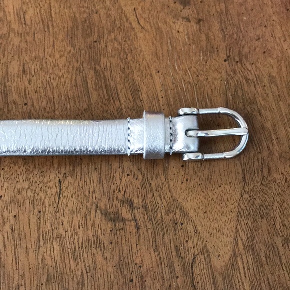 J. Crew Accessories J Crew Silver Belt Poshmark